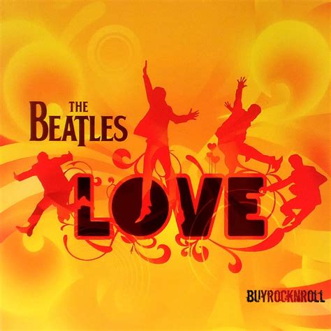 Beatles Love Cirque Du Soleil Record Lp Album Art Flat Promo Poster