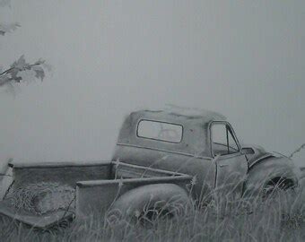 truck drawing etsy