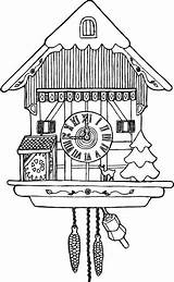 Clock Cuckoo Coloring Pages Template Patterns Clocks Drawing Embroidery Templates Coo Sewing Hand Mandalas Objects Books People Lh6 Googleusercontent sketch template