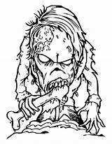 Coloring Pages Spooky Getcolorings Scary sketch template