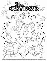 Backyardigans Coloring Treehouse Group Colour Clipart Toopy Binoo Library Popular Coloringhome sketch template