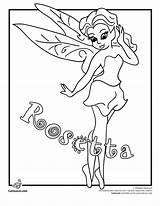 Coloring Pages Disney Fairy Fairies Rosetta Tinkerbell Printable Cartoon Clipart Jr Kids Comments Library Popular Sheet Horse Codes Insertion sketch template