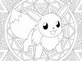 Pikachu Eevee Evolutions Difficile Evoli Mandalas Pngkey Pokémon Colorier Facile Gratuitement Raskrasil Zootopia 123dessins sketch template