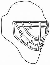 Mask Template Goalie Templates Blank James Contest Reimer Hockeyjerseyconcepts sketch template