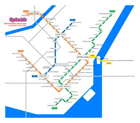 montreal metro route map