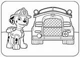 Coloring Patrol Paw Pages Kids Printable Birthday Print Truck Marshall Fire Vehicle Sheets Online Printables Rocks Värityskuva Ryhmä Hau Marshalls sketch template