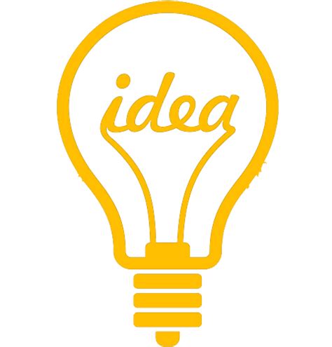 idea icon png bulb shape vector full size png image pngkit