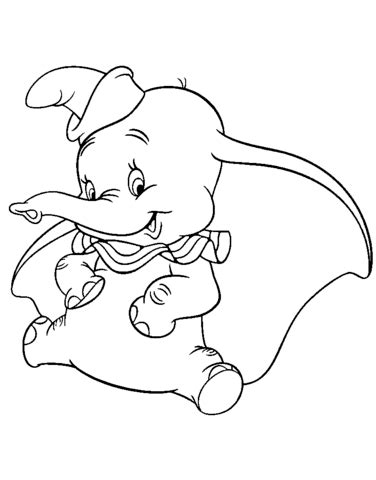 lovely dumbo coloring page cartoon coloring pages disney coloring