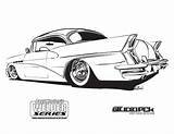 Coloring Buick Cadillac sketch template