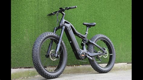 high quality    ebike full suspension black carbon fibre ebike mid motor bafang