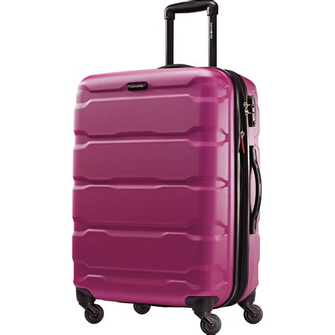 samsonite samsonite omni travelluggage case roller travel essential radiant pink walmart