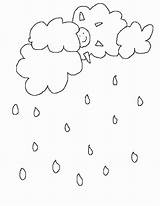 Spring Showers Coloring Pages sketch template
