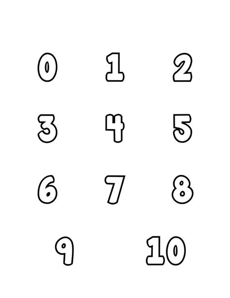 printable number chart   printable numbers  printable numbers