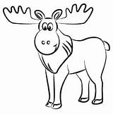 Moose Elch Draw Zeichnungen Orignal Clipartmag Bunte Basteln Kreativ Dinge Elche Tiere Trace Erase sketch template