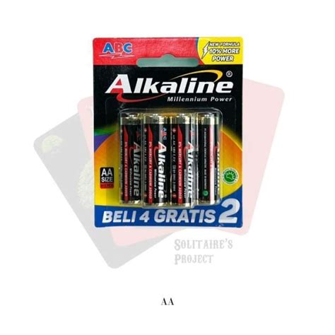 promo batu baterai abc alkaline aa  battery    box diskon