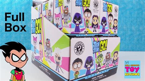 teen titans go funko mystery minis full box unboxing pstoyreviews youtube
