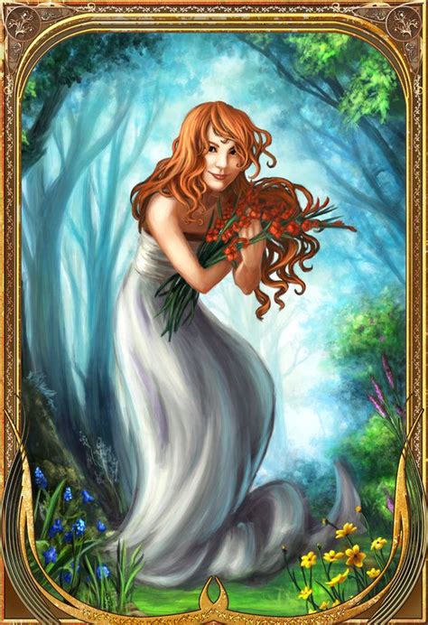 Celtic Lady Goddess Spring Equinox May Queen