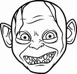 Gollum Chucky Rysunki Proste Designlooter Clipartmag Dragoart sketch template