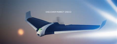 parrot disco takes wings fixed wing drone  fly   kmh lets user view   camera