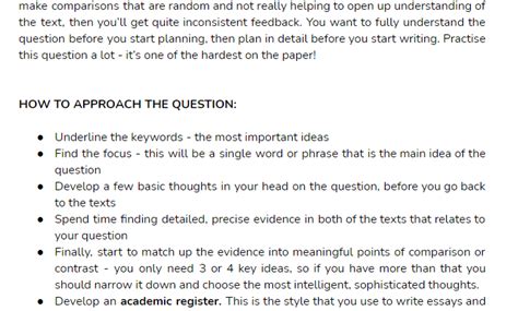 aqa gcse english paper  section  question  teaching resources