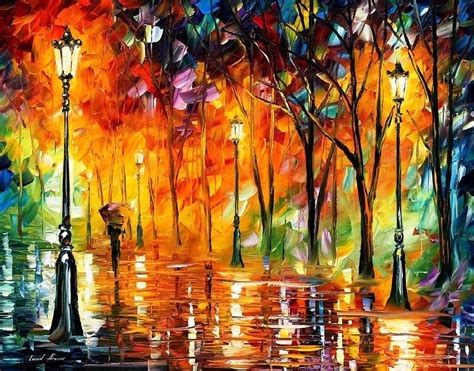 Storm Of Emotions Palette Knife Oil Painting On Canvas
