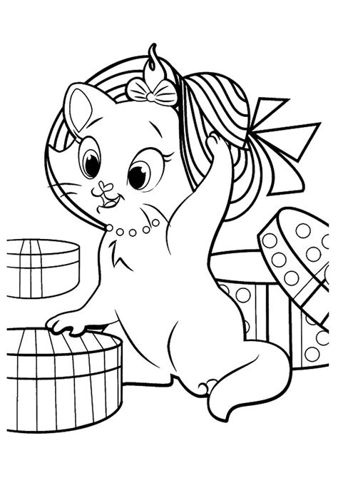 printable kitten coloring pages printable world holiday