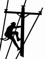 Lineman Clipart Pole Climbing Power Vector Poles Svg Decal Wife Electrical Silhouette Vinyl Store Collection Board Logos Jpeg Getdrawings Clipartlook sketch template