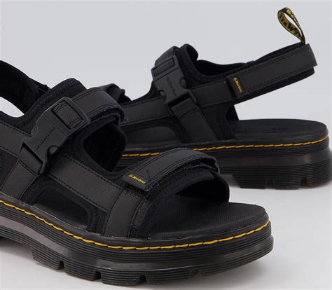 dr martens forster sandals black mens sandals