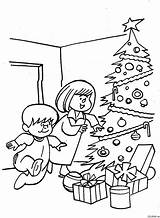 Coloring Christmas Pages Printables Morning sketch template