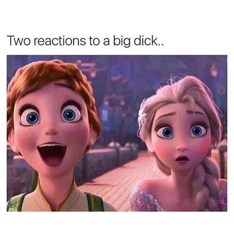 Two Reactions To A Big Dick Funny