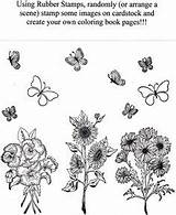 Coloring Own Create Book Diy Books Easy Stamp Rubber Pages Some Cardstock Arrange Randomly Stamps Using Scene Berry Holly Tips sketch template