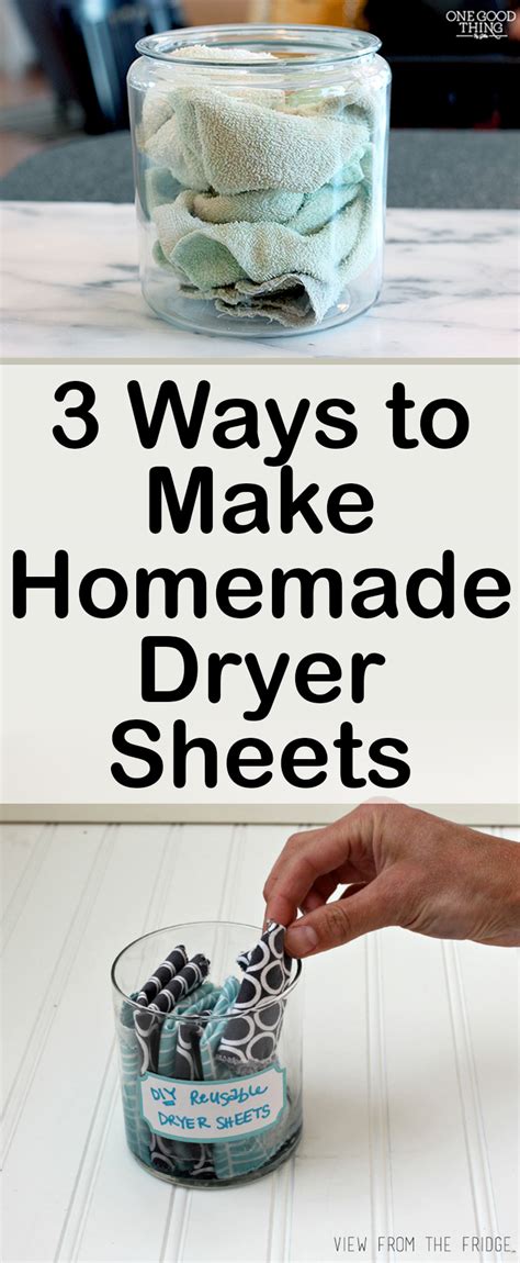 ways   homemade dryer sheets wrapped  rust