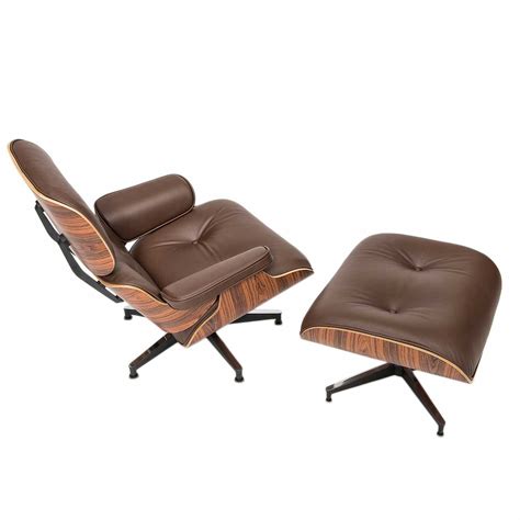 eames designed lounge chair  ottoman  steelform design classic