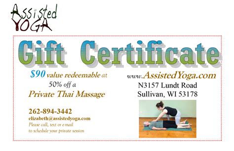 half off coupon acroyoga thai massage yoga therapy sullivan