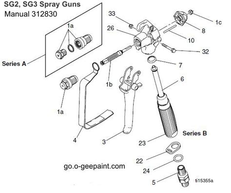 gee paint sg sg gun parts