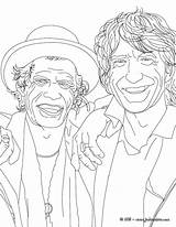 Coloring Pages Famous Rolling Stones Jagger Ariana Grande Celebrity People Mick Hellokids Beatles Colouring Keith Richard Color Celebrities Eminem Fantastic sketch template