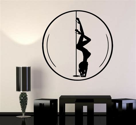 Wall Decal Sexy Girl Striptease Dance Woman Vinyl Sticker Ed2036 Ebay