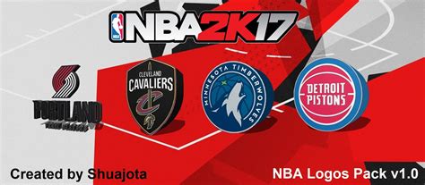 Nba 2k17 2018 3d Logos V1 0 By Shuajota Dna Of Basketball Shuajota