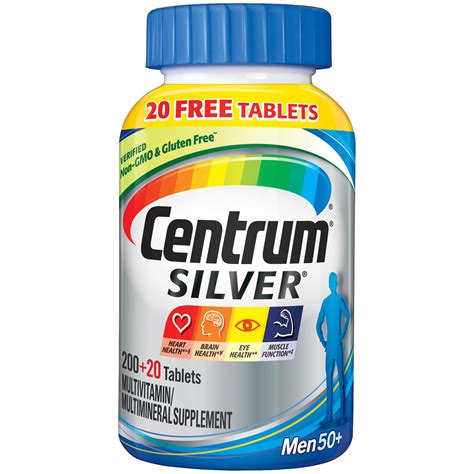 centrum silver multivitamins  men   multimineral supplement  vitamin   ct