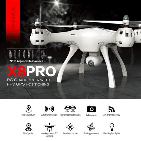 buy syma xpro gps rc dron quadcopter wifi fpv