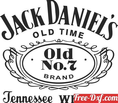 jack daniels logo clipart svg xkblk high quality