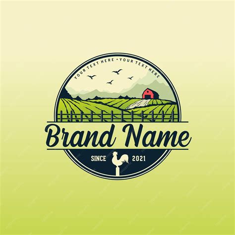 premium vector farm logo template