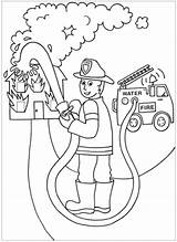 Coloring Pages Fire Printable Firefighter Kids Printables Safety Preschool Activities People Drawing Mr Preschoolers Sheets Colouring Neighborhood Fireman Unit Books sketch template