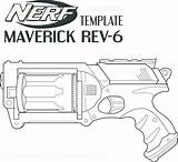 Nerf Maverick Template Coloring Cake Gun Pages Deviantart Sheets Templates Birthday Rev Looking Printable Couldn Transparent Find So Choose Board sketch template