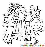 Mayas Maya Azteca Aztecas Culturas Figura Dioses Facil Aztec Prehispanicos Prehispanicas Prehispanico Dibujosa Zapoteca Geroglifico Mayan Símbolos Incas Escultura Precolombino sketch template