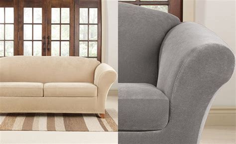 fit stretch pique  cushion sofa slipcover reviews slipcovers home decor macys