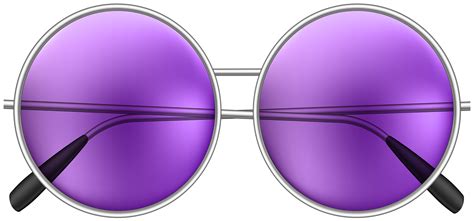 Round Sunglasses Purple Png Clip Art Image Gallery