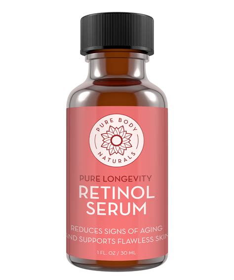 pure body naturals retinol facial serum 1 fluid ounce ebay