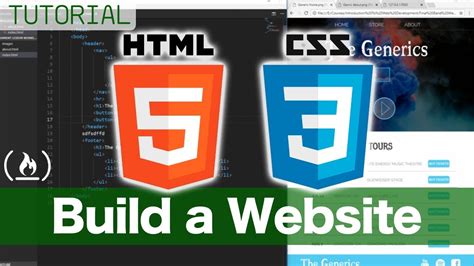 html and css course create a website for beginners