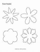 Flower Printable Templates Shape Popular Coloring sketch template